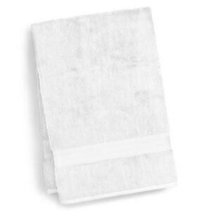 Hotel Collection White Finest Elegance Turkish Cotton 30" X 56" Bath Towel